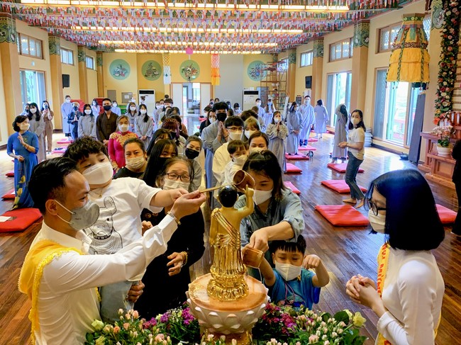 The Vesak Great Ceremony at Hoang Phap Temple in Jeonju City - South Korea
